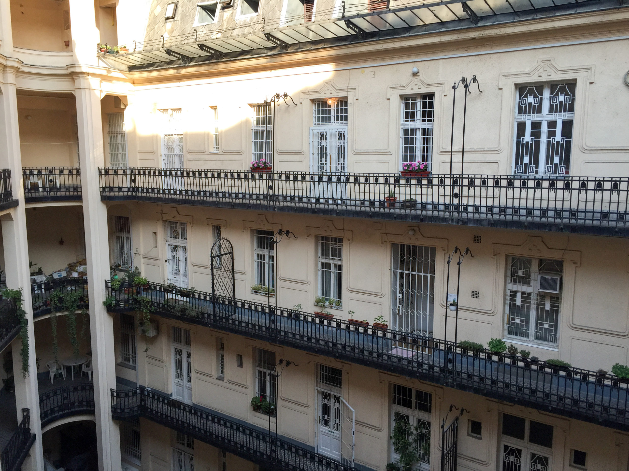 Courtyard of the building